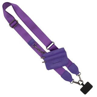 Buy purple Clip & Go Crossbody Strap with Pouch