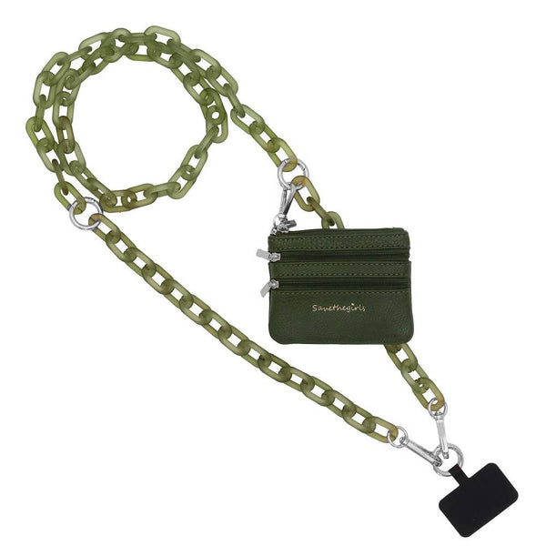 Clip & Go Crossbody Chain with Pouch