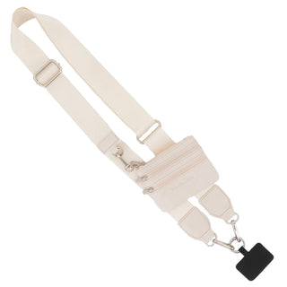 Buy cream Clip & Go Crossbody Strap with Pouch