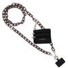 Black Chain with Black Pouch