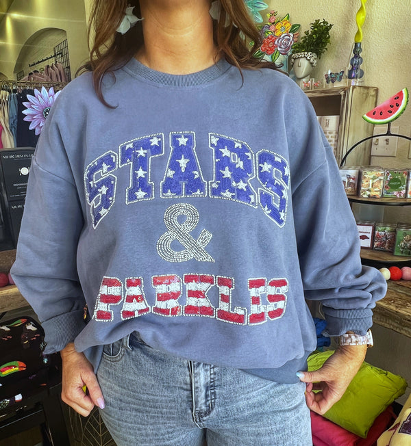 Queen of Sparkles Stars & Sparkles Sweatshirt