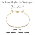 dot & dash Design Faith Bracelet