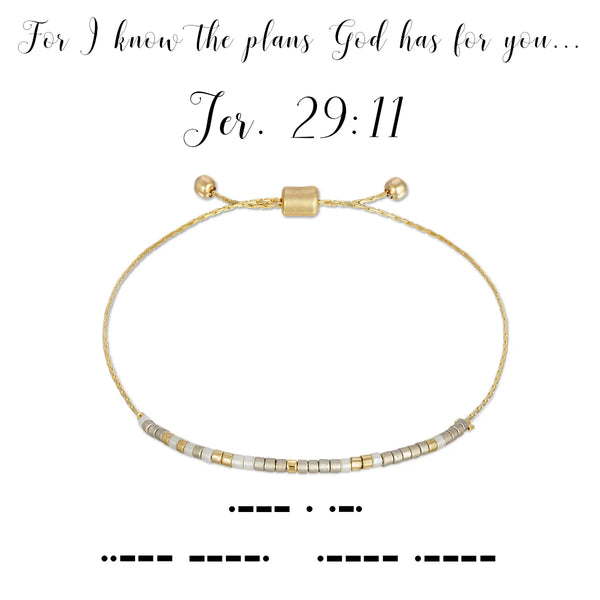 dot & dash Design Faith Bracelet