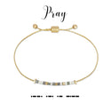 dot & dash Design Faith Bracelet