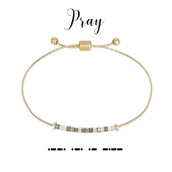 dot & dash Design Faith Bracelet