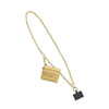 Gold Chain with Gold Pouch