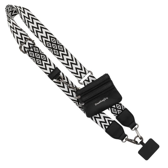 Clip & Go Crossbody Chevron Strap