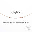 dot & dash Design Collegiate Necklace