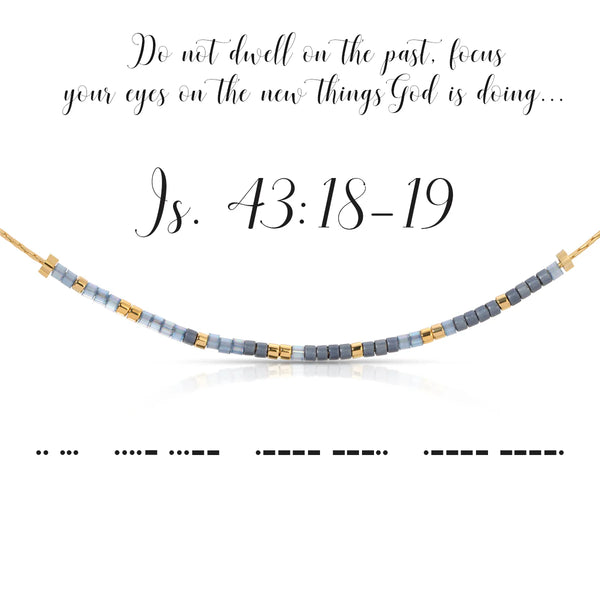 dot & dash Design Faith Necklace