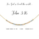 dot & dash Design Faith Necklace