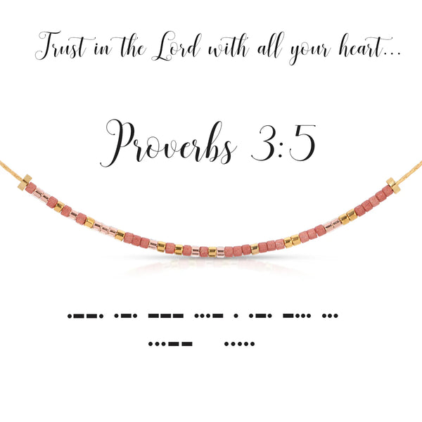 dot & dash Design Faith Necklace