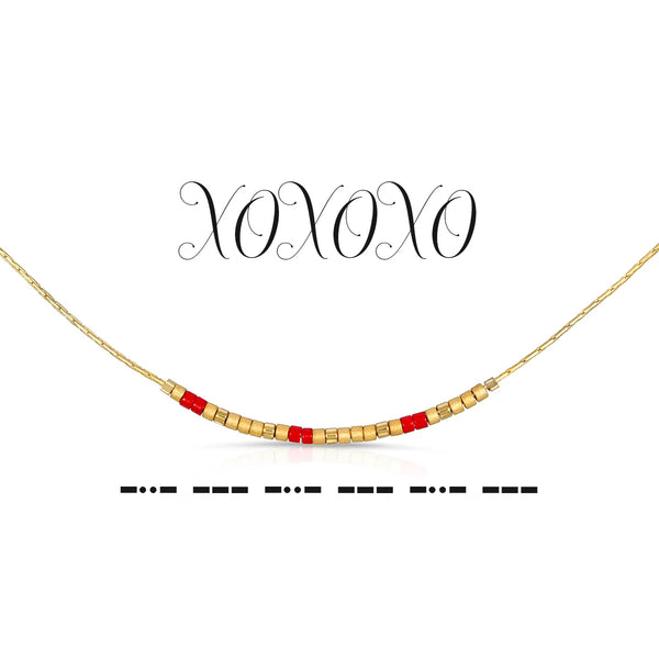 dot & dash Design Love Necklace