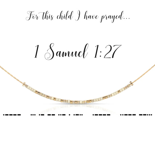 dot & dash Design Faith Necklace