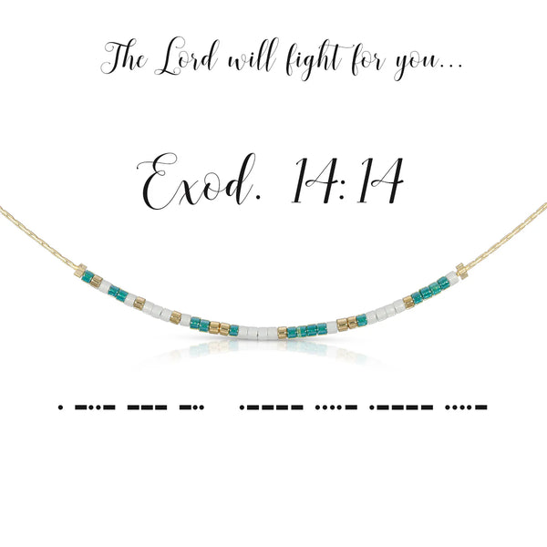 dot & dash Design Faith Necklace