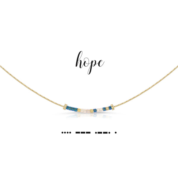 dot & dash Design Faith Necklace