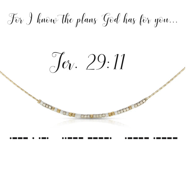 dot & dash Design Faith Necklace