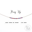 dot & dash Design Collegiate Necklace