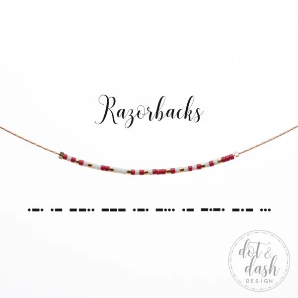 dot & dash Design Collegiate Necklace