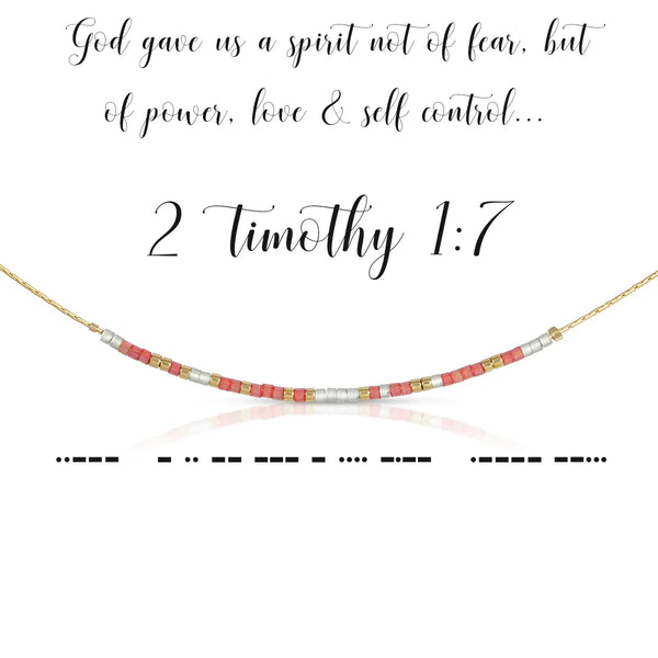 dot & dash Design Faith Necklace